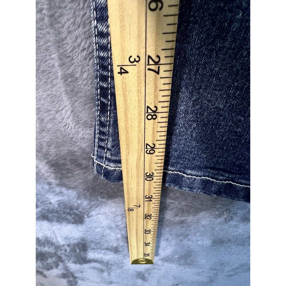 Artful Rebel Mens Slim Straight Leg Jeans Medium Wash Blue Denim 36W 30L NEW - Picture 9 of 16